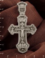Крест из белого золота