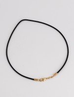 Шнурок шёлковый из золота c шёлковым шнурком