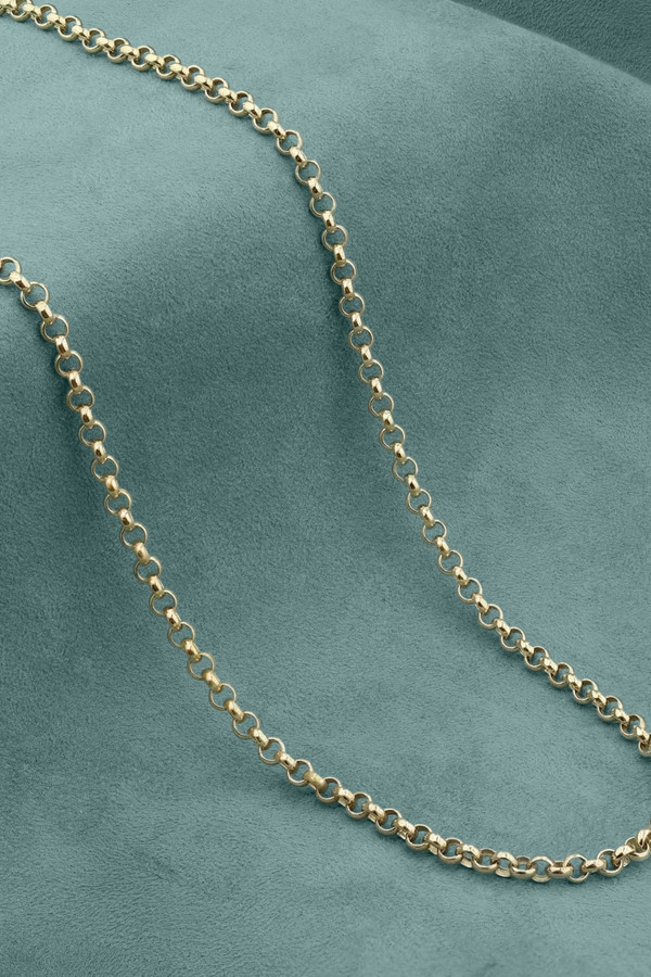 Цепь из лимонного золота 585 пробы