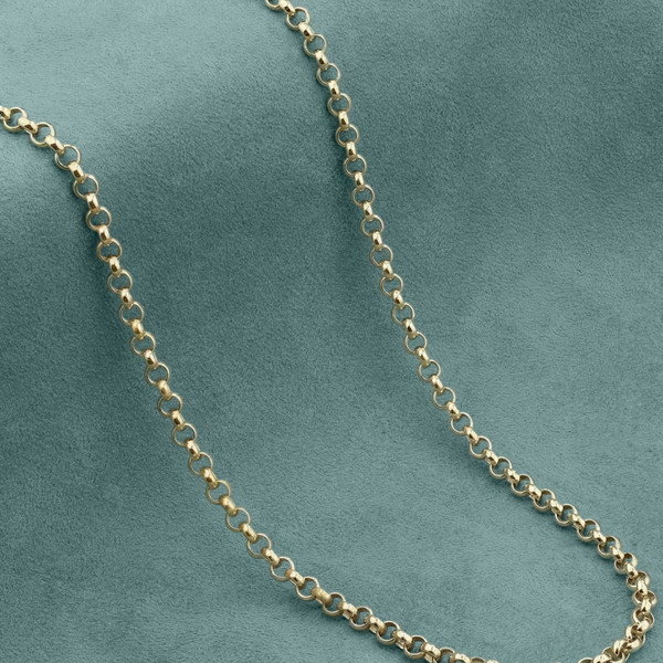 Цепь из лимонного золота 585 пробы