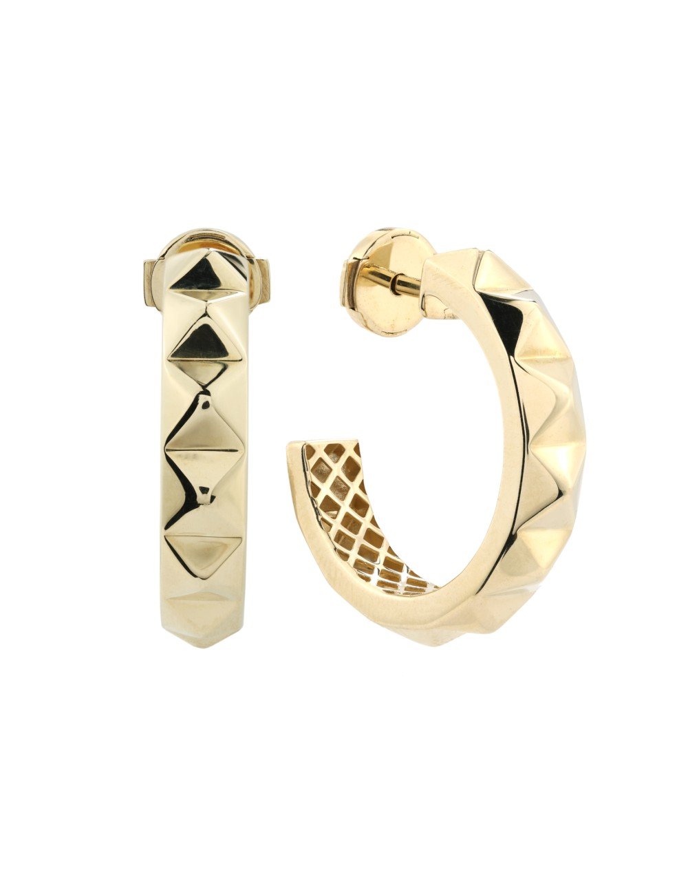 Серьги из лимонного золота