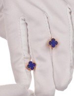 Серьги из золота c лазуритом