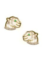 Серьги из лимонного золота 585 пробы