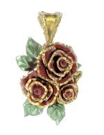 Подвеска из лимонного золота