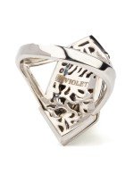 Кольцо из белого золота