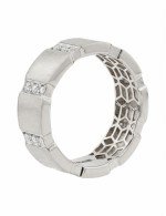 Кольцо из белого золота c бриллиантами