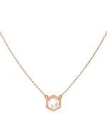 Колье из золота c перламутром