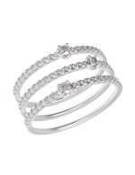 Кольцо из белого золота c бриллиантами