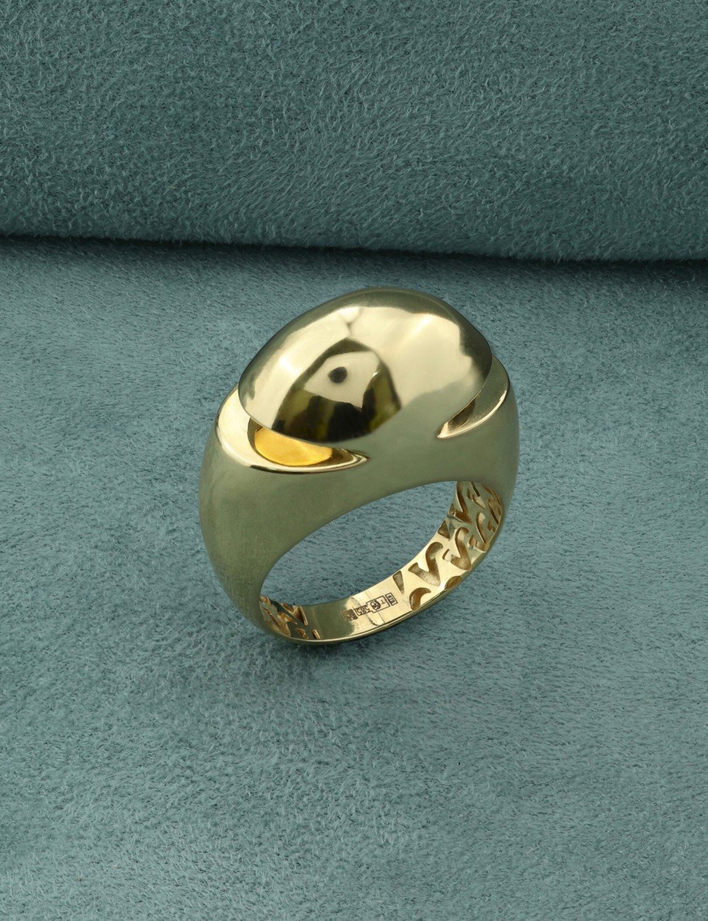 Кольцо из лимонного золота