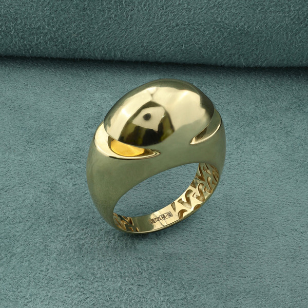 Кольцо из лимонного золота 585 пробы