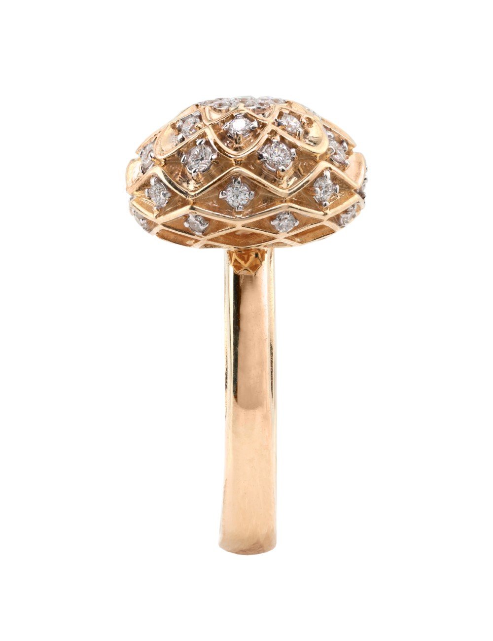 Кольцо из золота c бриллиантами