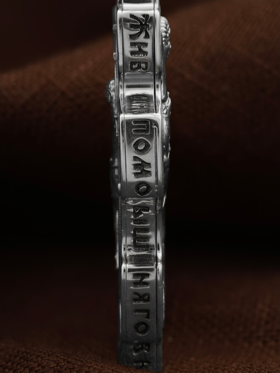 Крест из белого золота 585 пробы