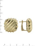 Серьги из лимонного золота