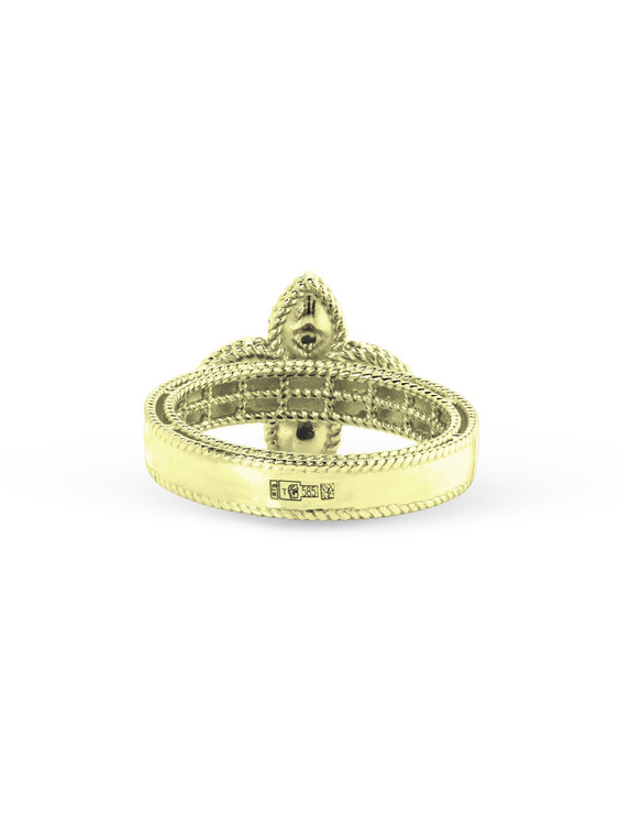 Кольцо из лимонного золота 585 пробы