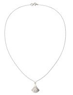 Колье из белого золота c бриллиантами и перламутром