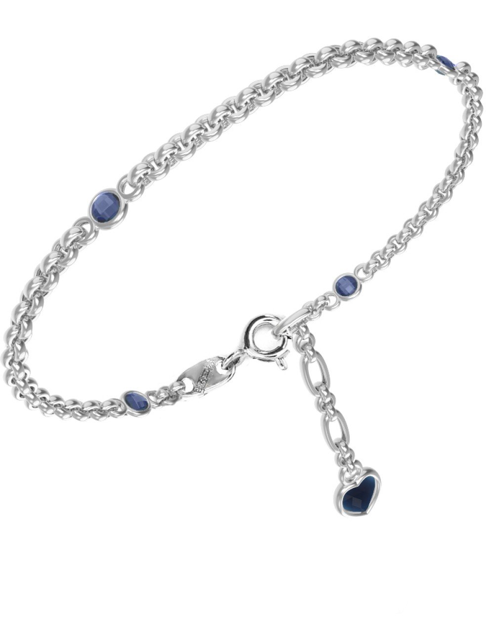 Браслет из белого золота