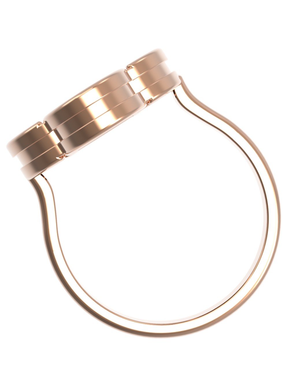 Кольцо из золота c тигровым глазом