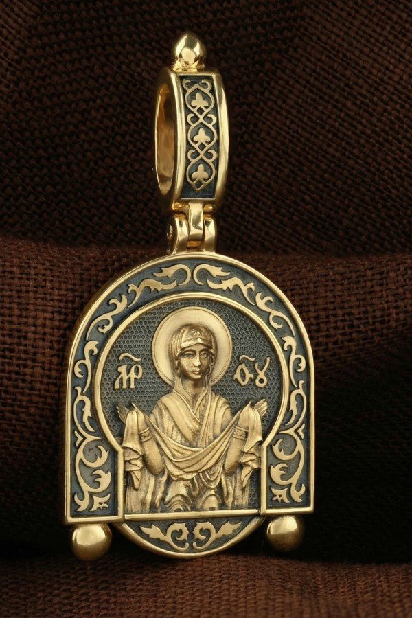 Образок из лимонного золота