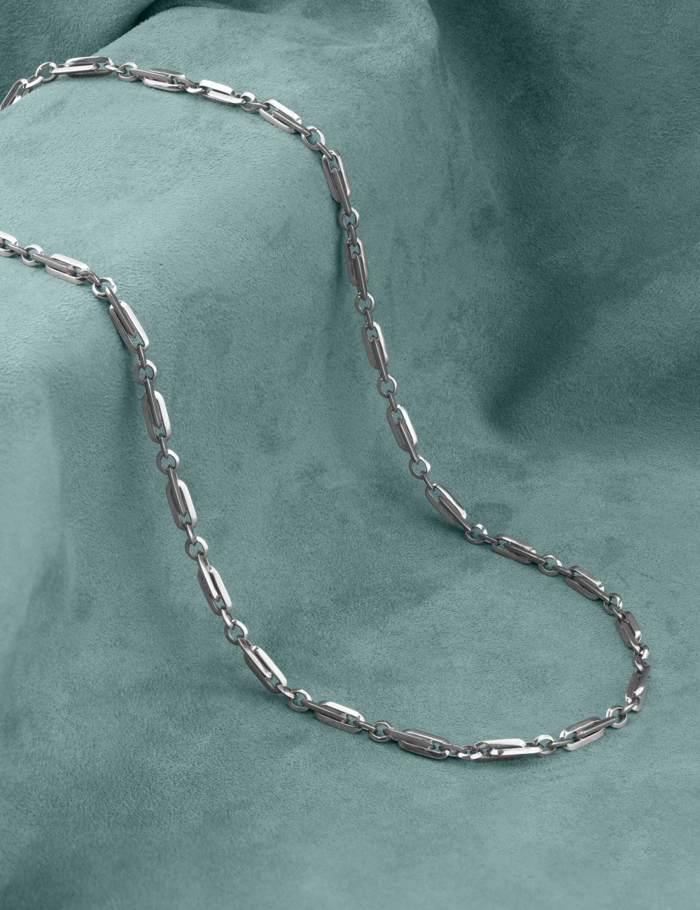 Цепь из белого золота