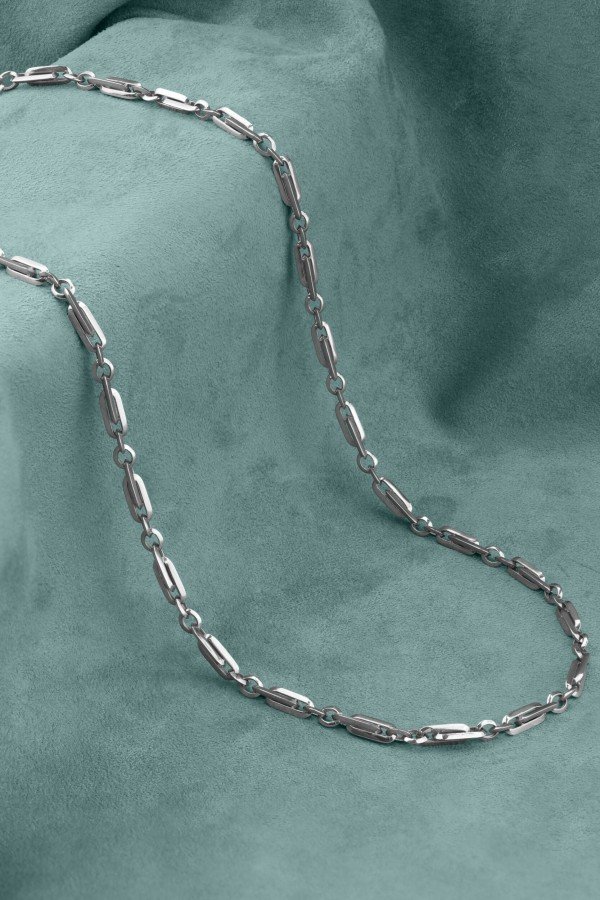 Цепь из белого золота