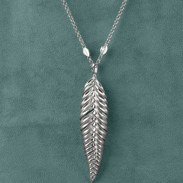 Колье из белого золота 585 пробы