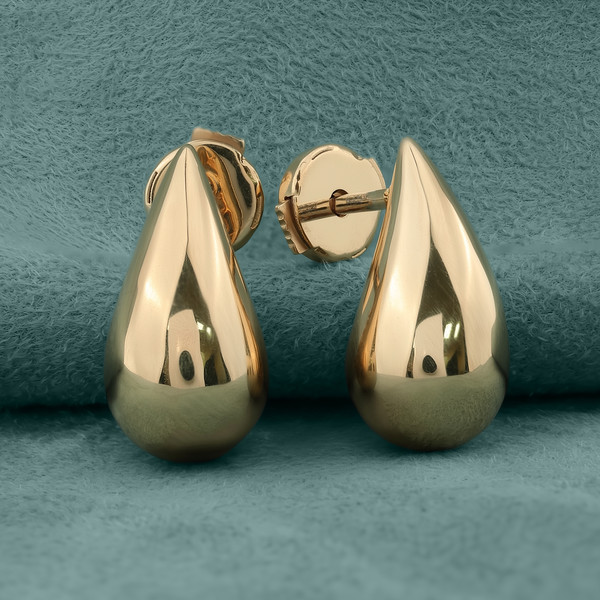 Серьги из красного золота 585 пробы