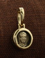 Образок из лимонного золота