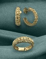 Кольцо из лимонного золота