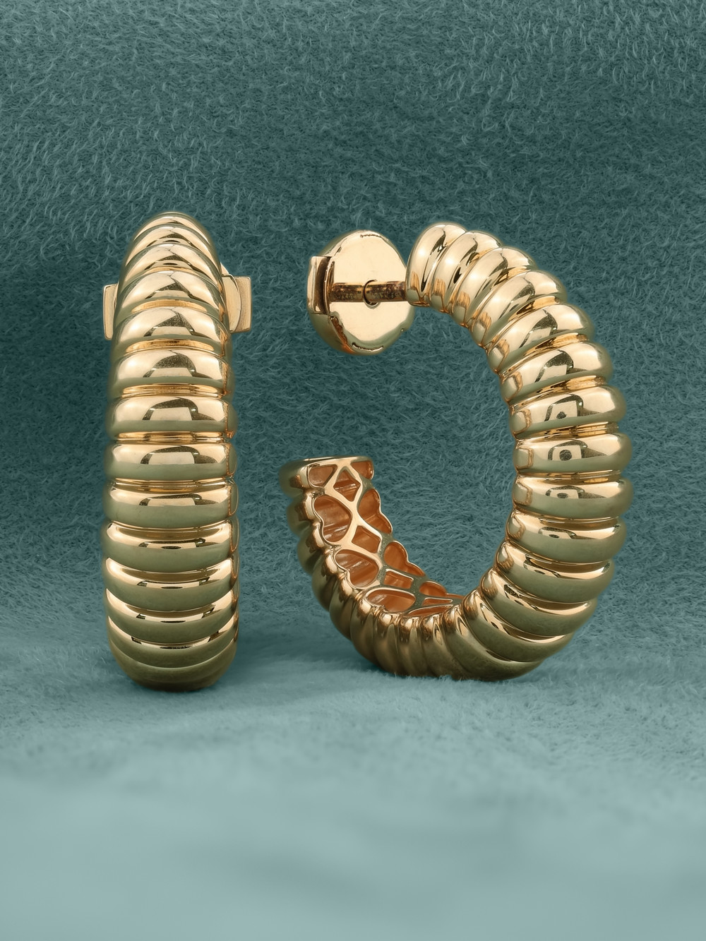 Серьги из красного золота 585 пробы