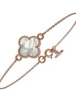 Браслет из золота c перламутром