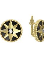 Серьги из лимонного золота 585 пробы