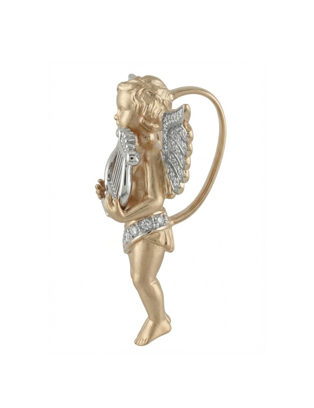 Подвеска из золота c фианитом