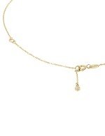 Колье из лимонного золота c бриллиантами и малахитом