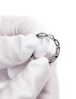 Кольцо из белого золота c бриллиантами и рубином