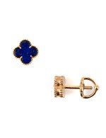 Серьги из золота c лазуритом