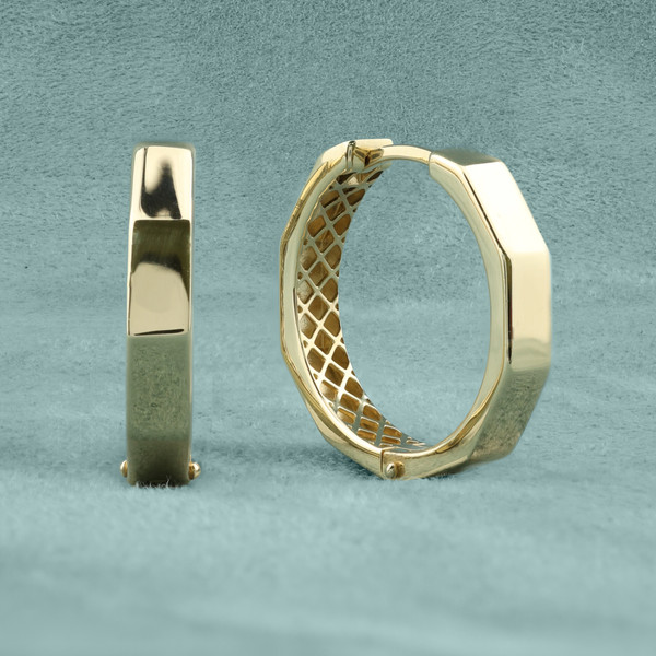 Серьги из лимонного золота 585 пробы