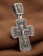 Крест из белого золота