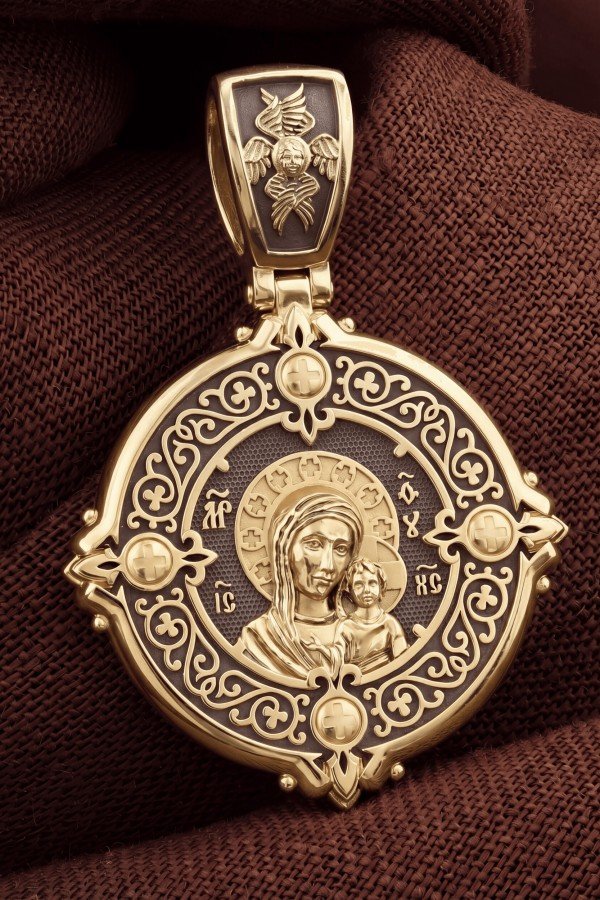 Образок из лимонного золота