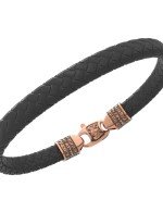 Браслет из золота c шнурком