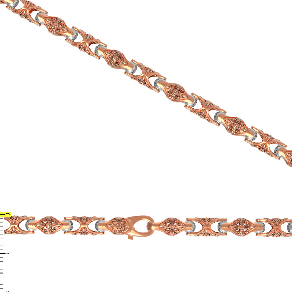 Браслет из красного золота 585 пробы