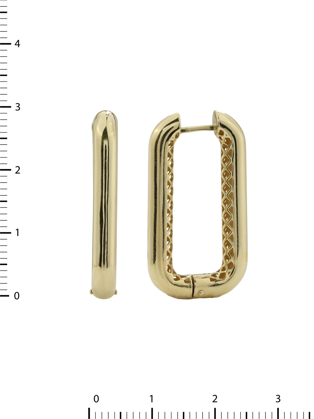 Серьги из лимонного золота 585 пробы