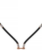 Шнурок шёлковый из золота c шёлковым шнурком