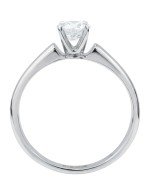 Кольцо из белого золота c бриллиантами