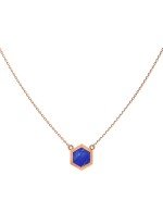 Колье из золота c лазуритом