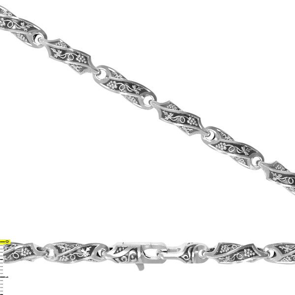 Браслет из белого золота 585 пробы