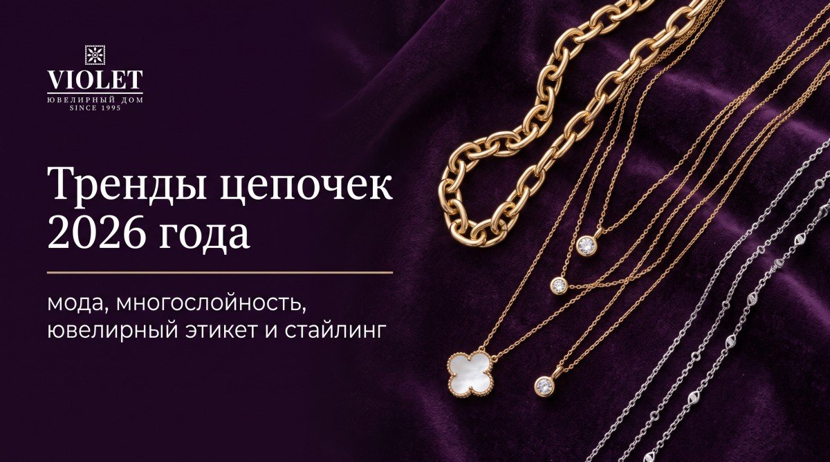 Тренды цепочек 2026 года: мода, многослойность, ювелирный этикет и стайлинг