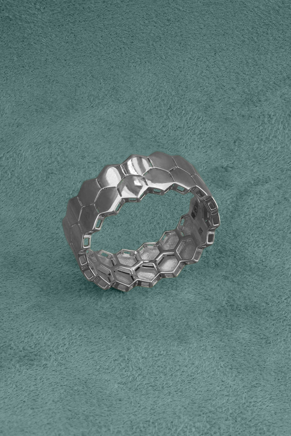 Кольцо из белого золота 585 пробы