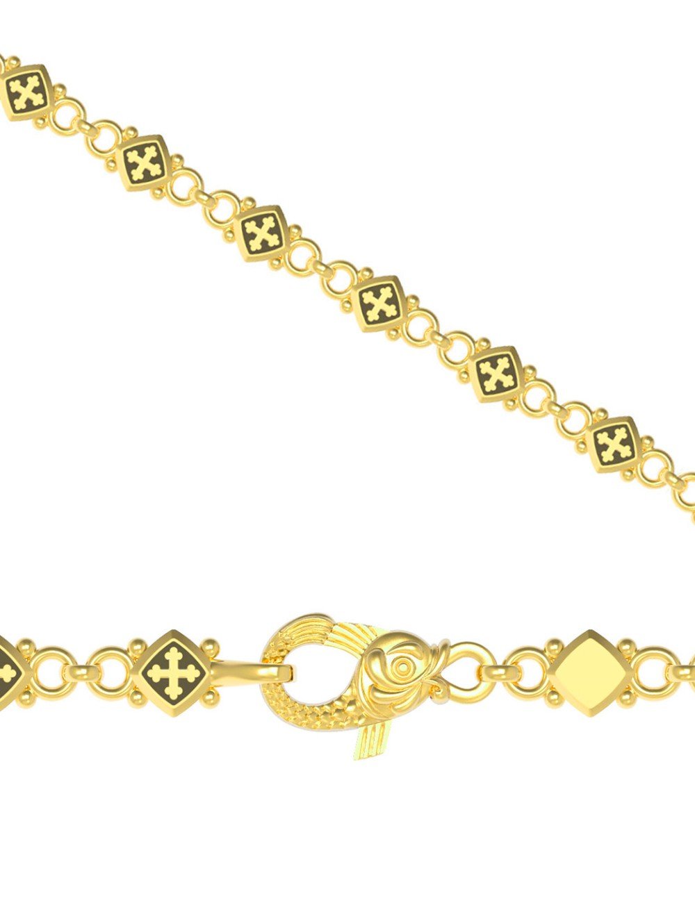 Браслет из лимонного золота