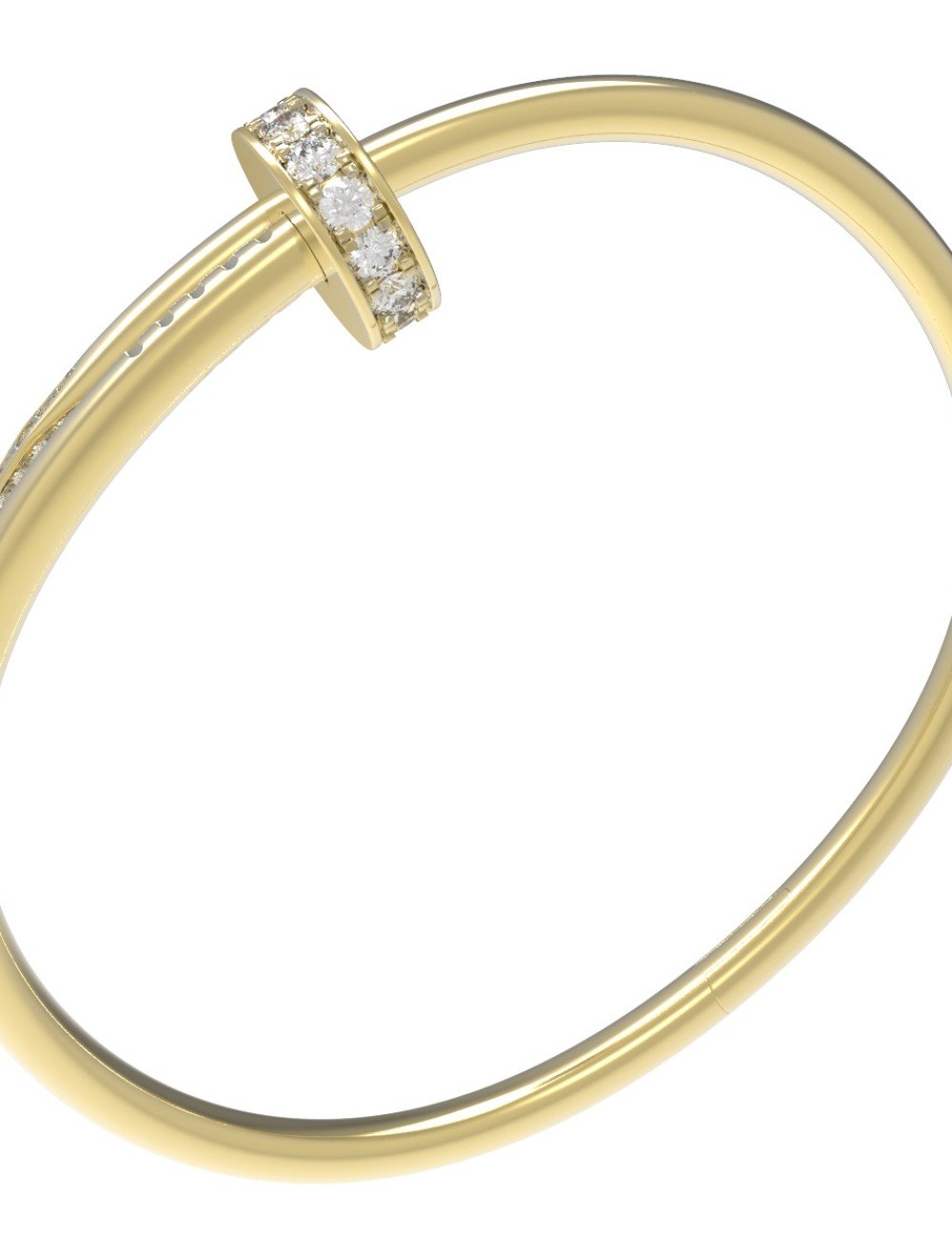 Браслет из лимонного золота c бриллиантами