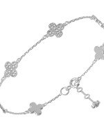 Браслет из белого золота c бриллиантами